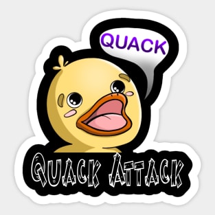 Quack Attack, Baby Duck, Twitch Streamer Emote Sticker